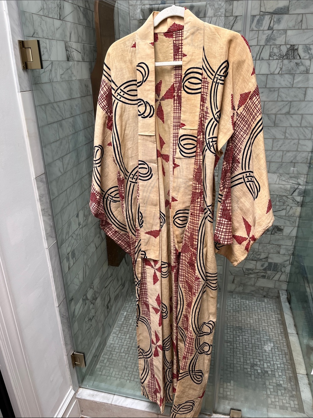 Floor Length Vintage Kimono, Size M/L